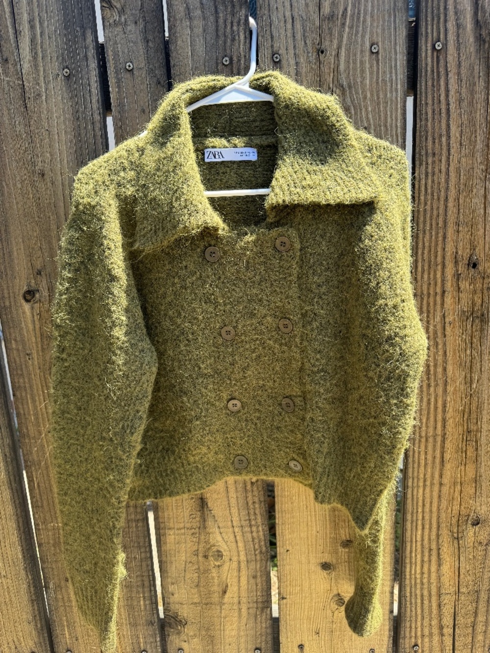 Double breasted sweater